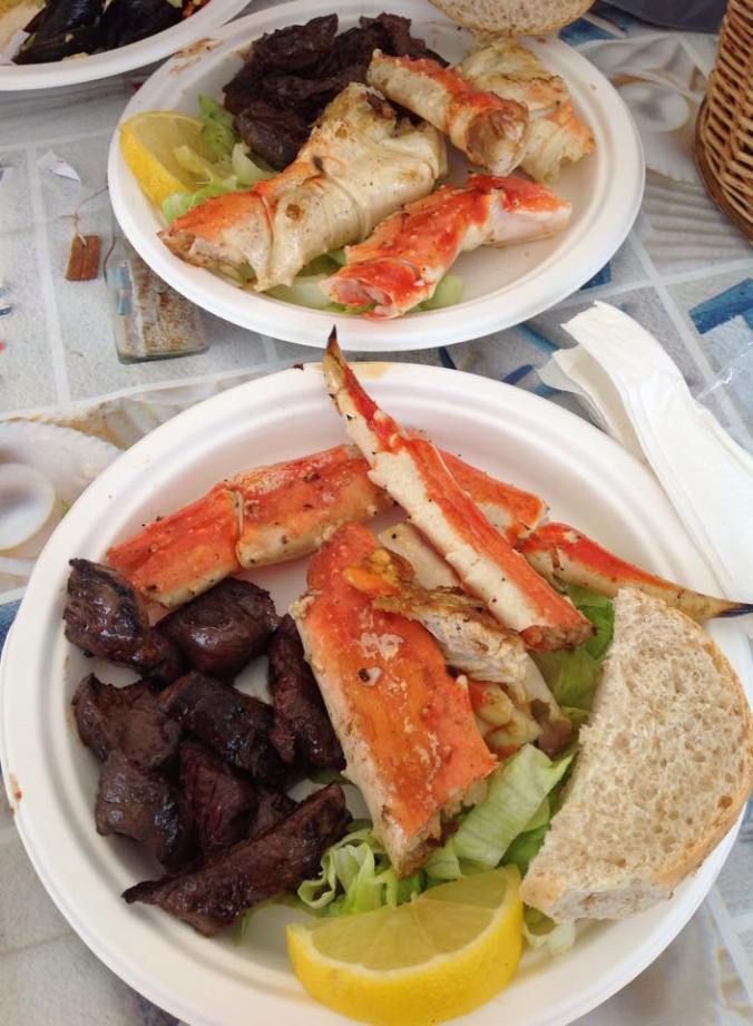 Walfleisch und Königskrabbe, Copyright: insidenorway